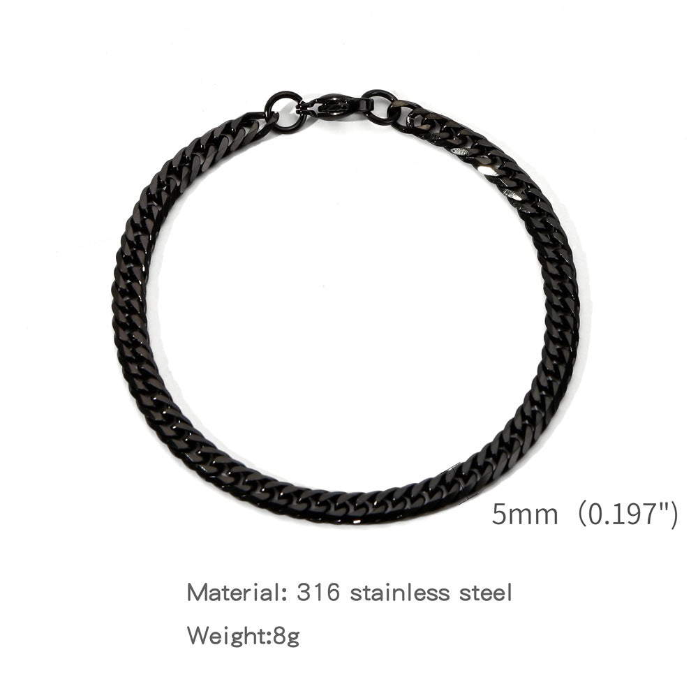 Fashion Exaggerated Electroplating Double Woven Grinding Bracelets