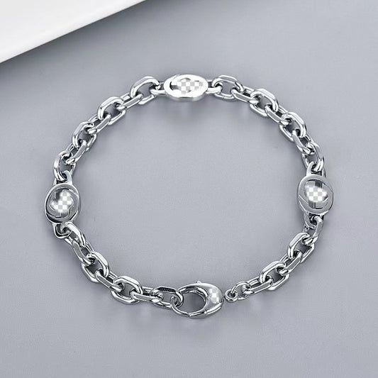 Women's & Men's Ancient Double Hollow Interlocking Fashion Couple Bracelets