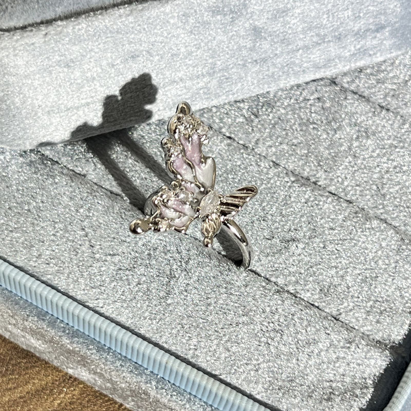 Fish Geometric Open Female Special Interest Light Ring