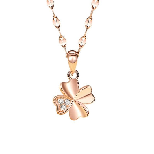 Clover Sterling Temperamental Female Clavicle Chain Necklaces