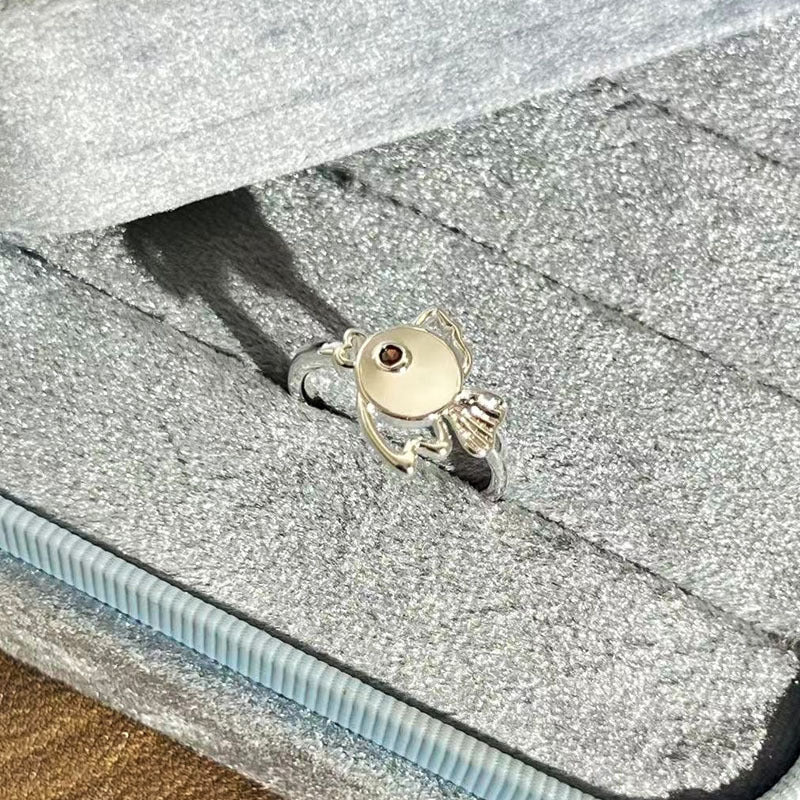 Fish Geometric Open Female Special Interest Light Ring
