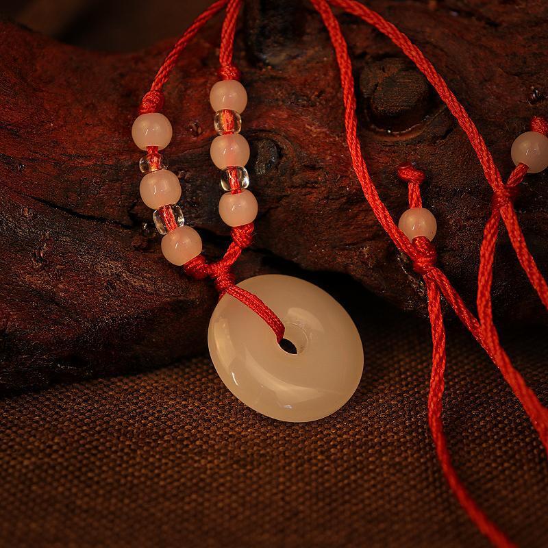 Red Rope Jade Personality Couple Imitation Pendants