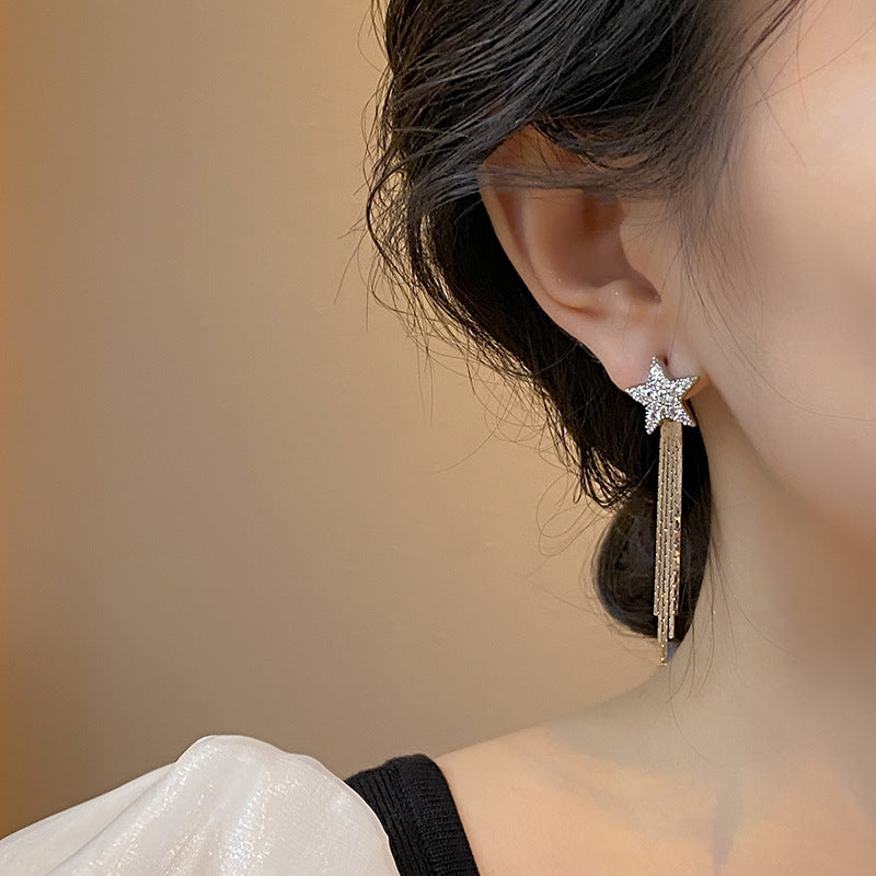 High-grade Metal Female Light Luxury Minority Design Earrings