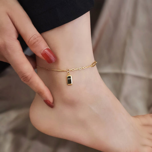 Bar Female Titanium Steel Shop Square Light Luxury Necklaces