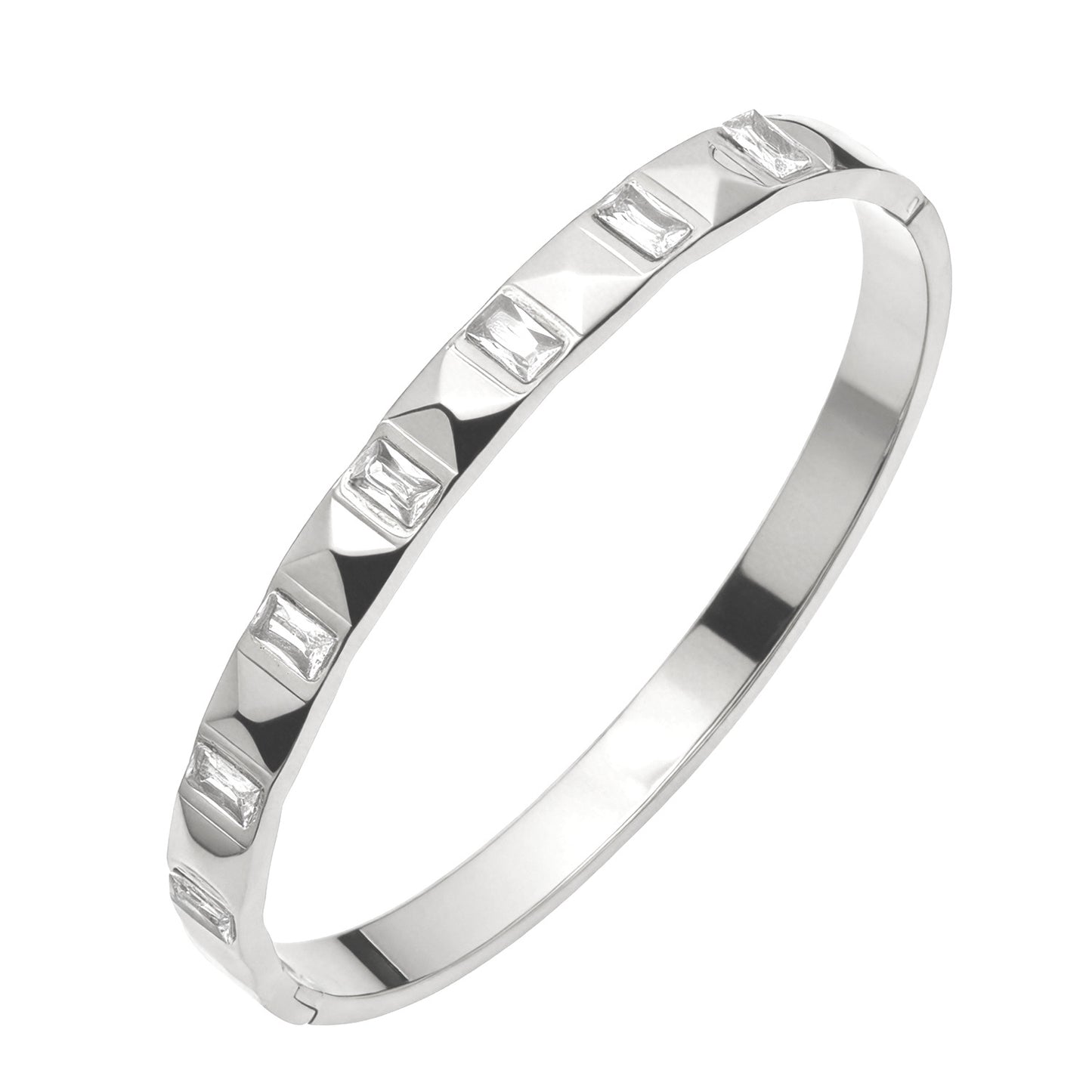 Open Stainless Steel Hydraulic Light Luxury High-grade Exaggerated Design Sense Bracelets