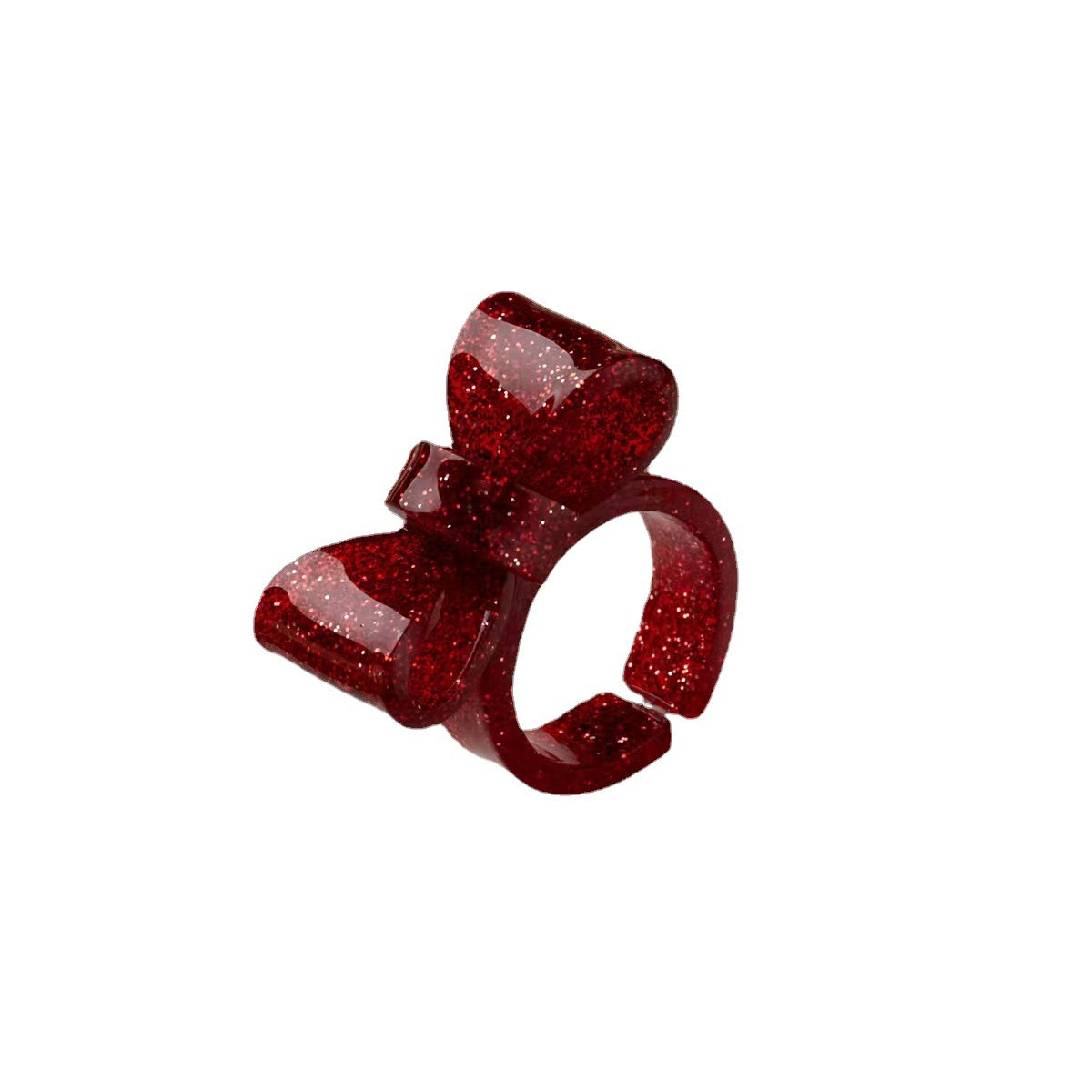 Bear Love Resin Sweet Cute Wind Rings