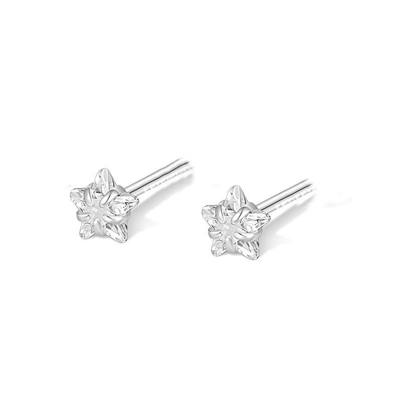 Ear Cheap Night Market Stall Five-pointed Bone Stud Earrings