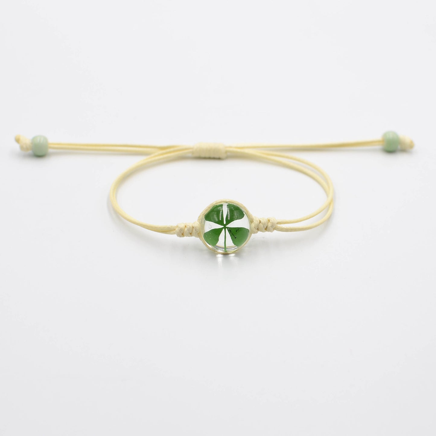 Ornament Four-leaf Clover Scenic Spot Dried Flower Bracelets