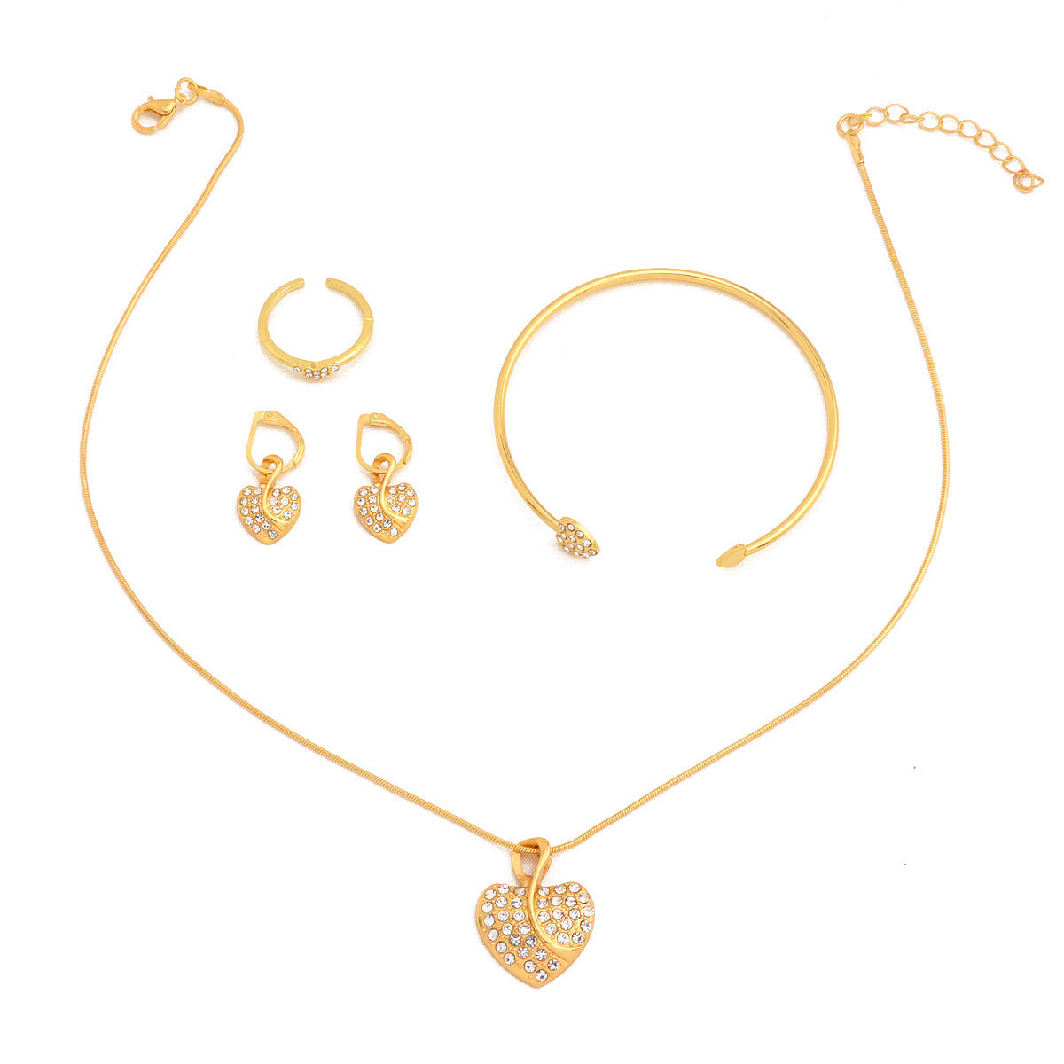 Fashion Heart-shaped Clavicle Peach Heart Wedding Necklaces