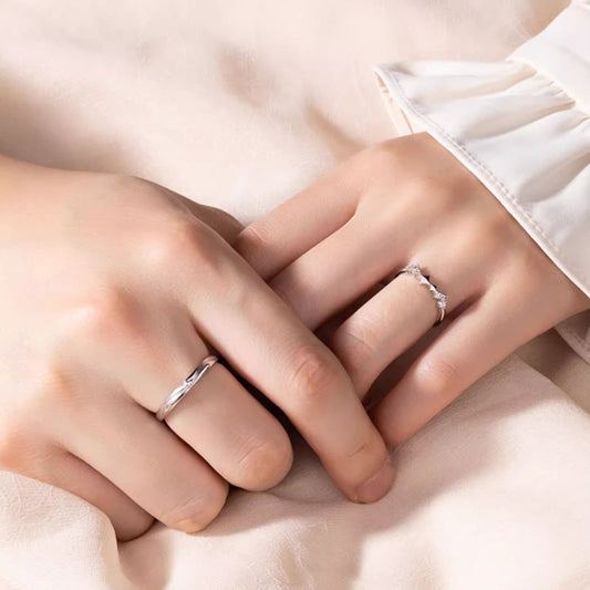 Couple One Female Male Pair Special Interest Light Rings