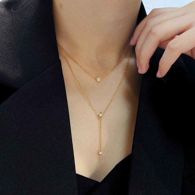 Women's Simple For Trendy Temperament Clavicle Chain Necklaces