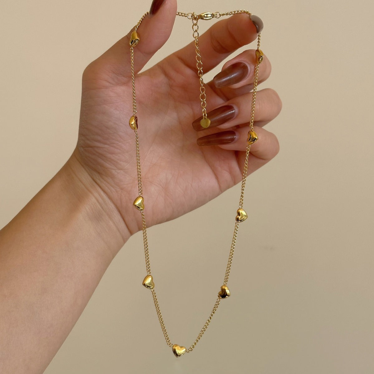Women's Minimalist High-grade Sweet Love Titanium Steel Necklaces