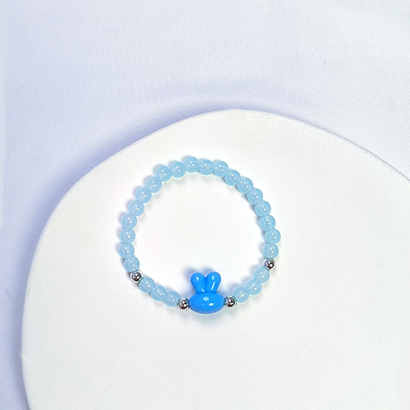 Children's Crystal Acrylic Cute Accessories Rabbit Resin Bracelets