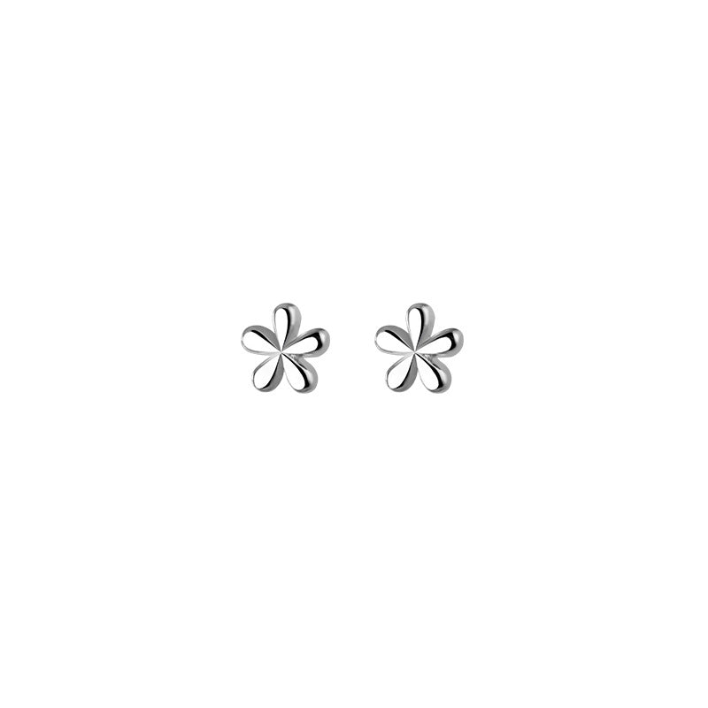 Women's Korean Style Glossy Five Faces Little Earrings