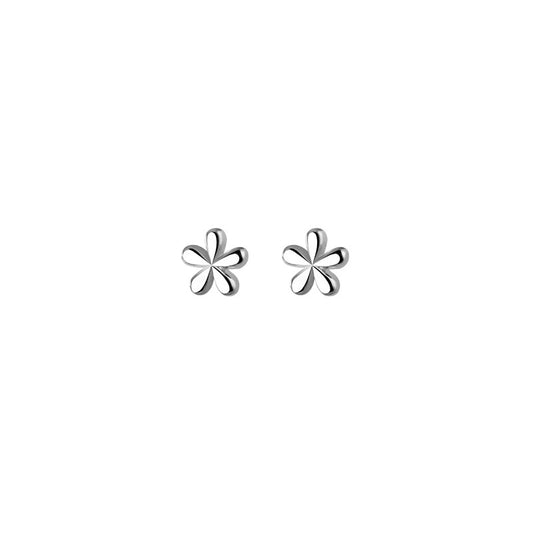 Women's Korean Style Glossy Five Faces Little Earrings