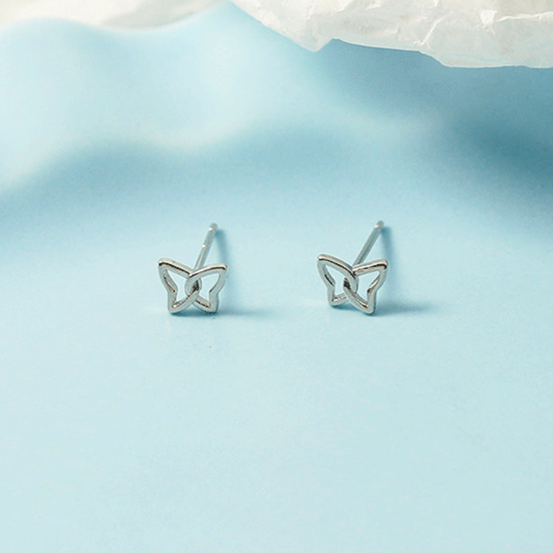 Women's Butterfly Niche Design Small Exquisite Trendy Stud Earrings
