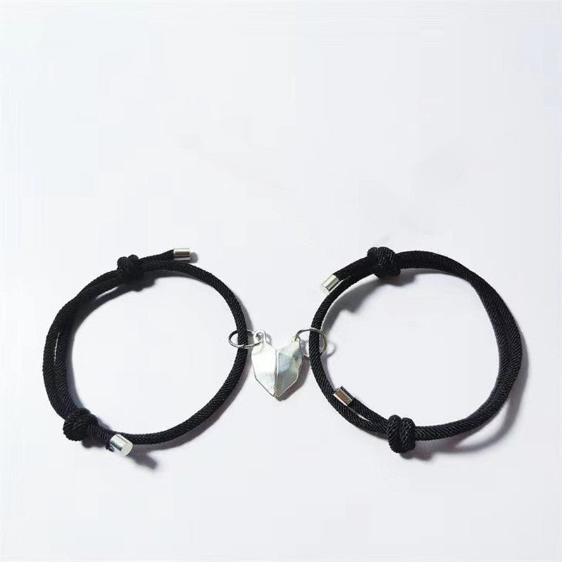 Suction Package Black White Stone Long-distance Bracelets