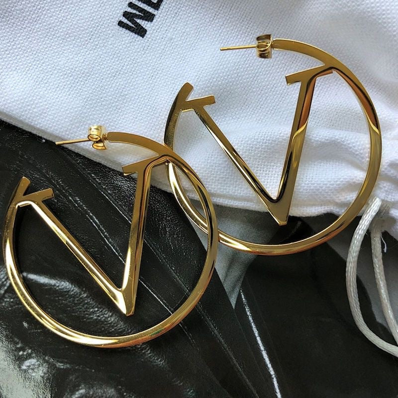 Ear Personality Advanced Design Titanium Steel Earrings