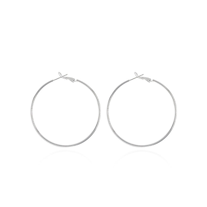 Women's Light Luxury High-grade Simple Ear Exaggerated Earrings