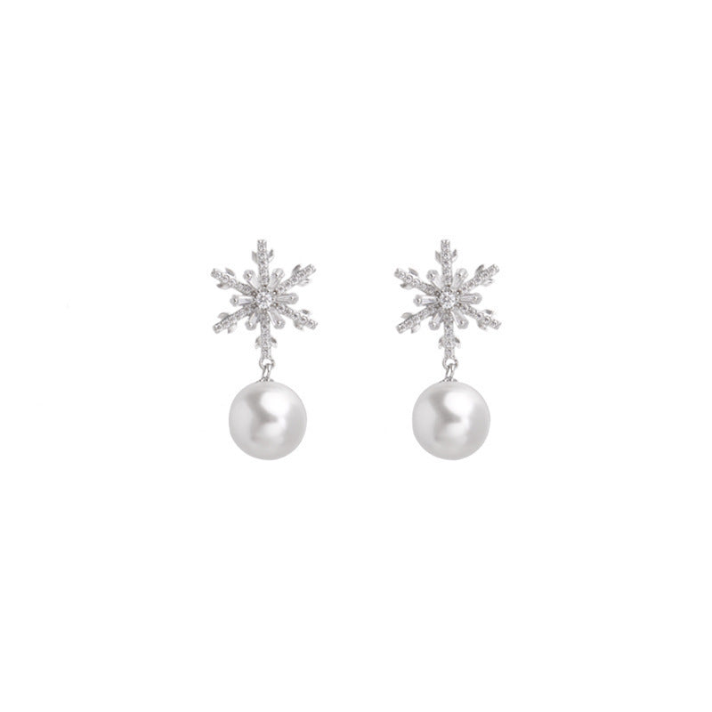 Women's Vintage Pearl Light Luxury Fashion High Sense Earrings