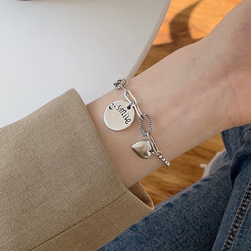 Women's & Men's Korean Style Vintage Vine Five-pointed Star Cross Bracelet