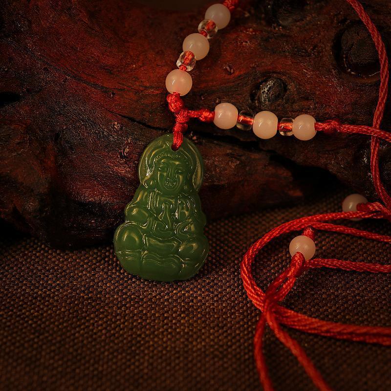 Red Rope Jade Personality Couple Imitation Pendants