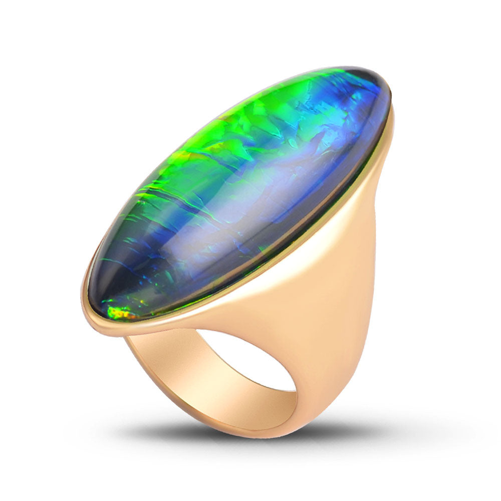 Women's Niche Jewelry Vintage Gemstone Small Commodity Rings