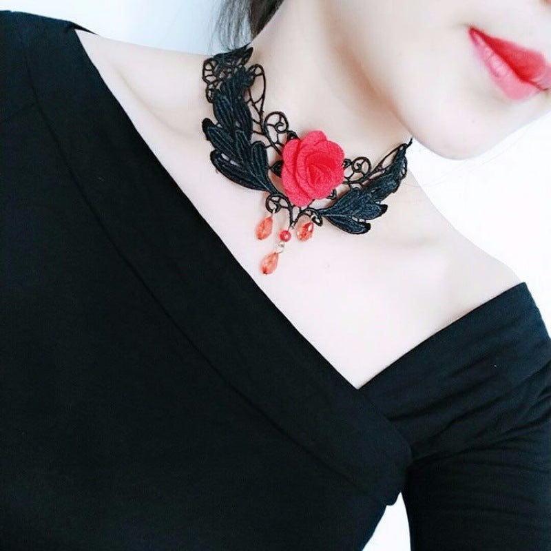 Women's Lace For Simple Short Popular Neck Accessories Necklaces