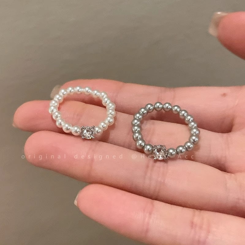 Light Luxury Minority Design Advanced Sense Index Rings