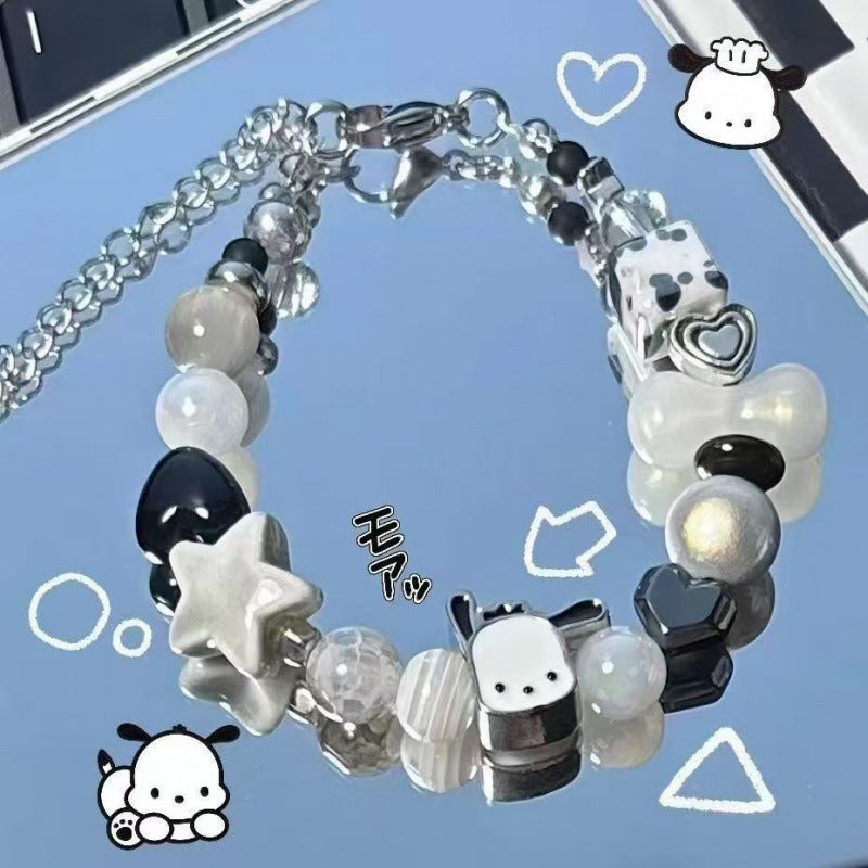 Moon Glazed Female Design Simple High Sense Versatile Bracelet