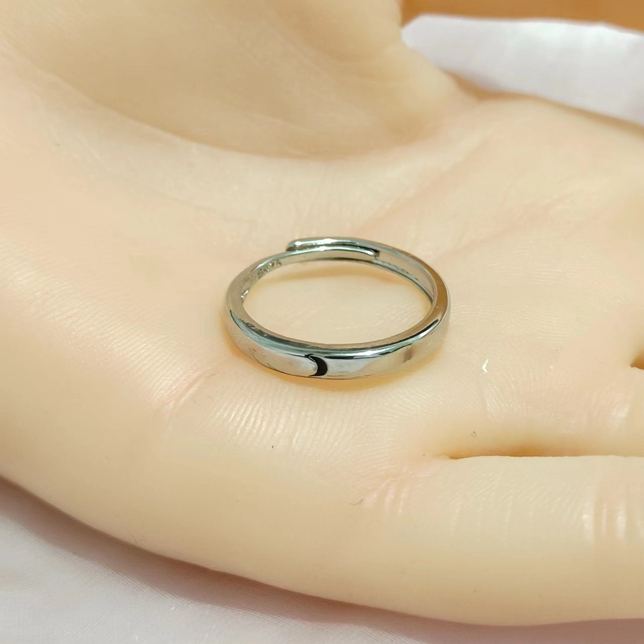 Valentine's Day Simple Sun Moon Lovers Adjustable Opening Vintage Rings
