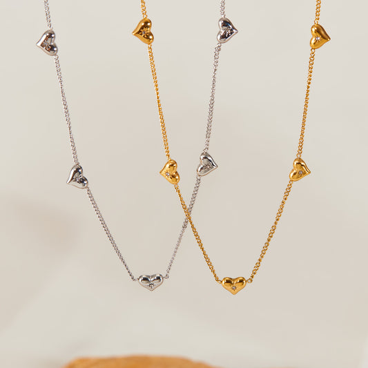 Ornament Niche Commuter Design Small Sun Zircon Fashion Stainless Necklaces