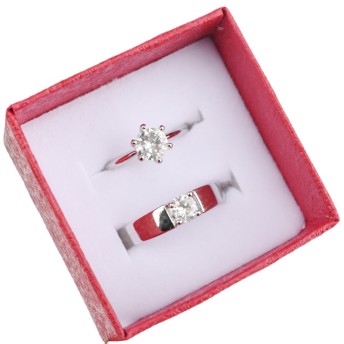 Jewelry Open Simple Advanced Imitation Diamond Plated Not Rings