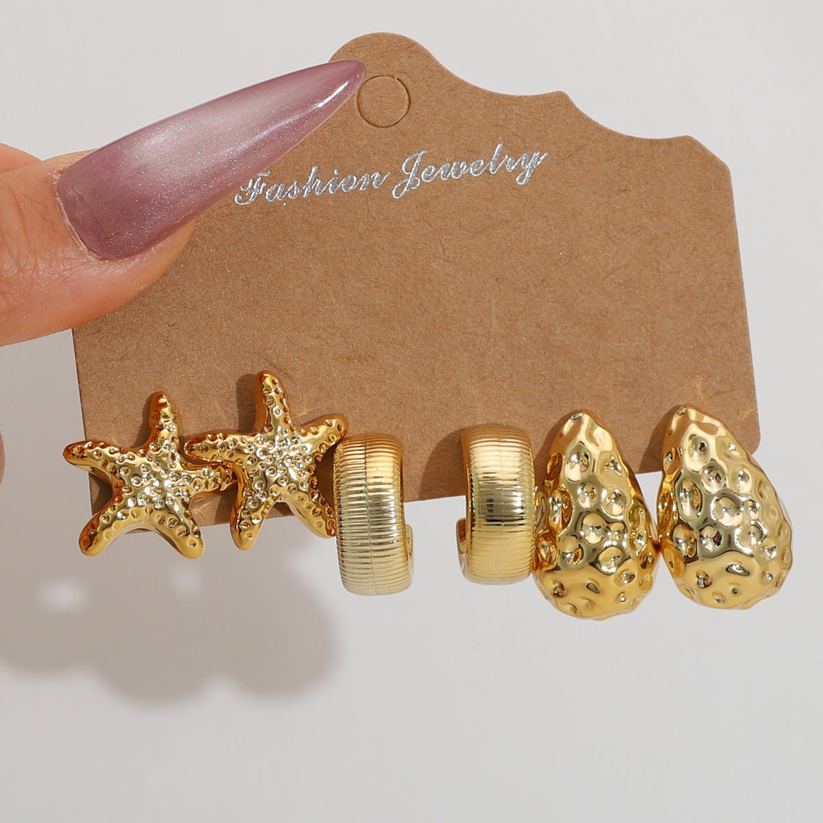 Irregular Flower Personalized Minority Fashionable Simple High-grade Rings