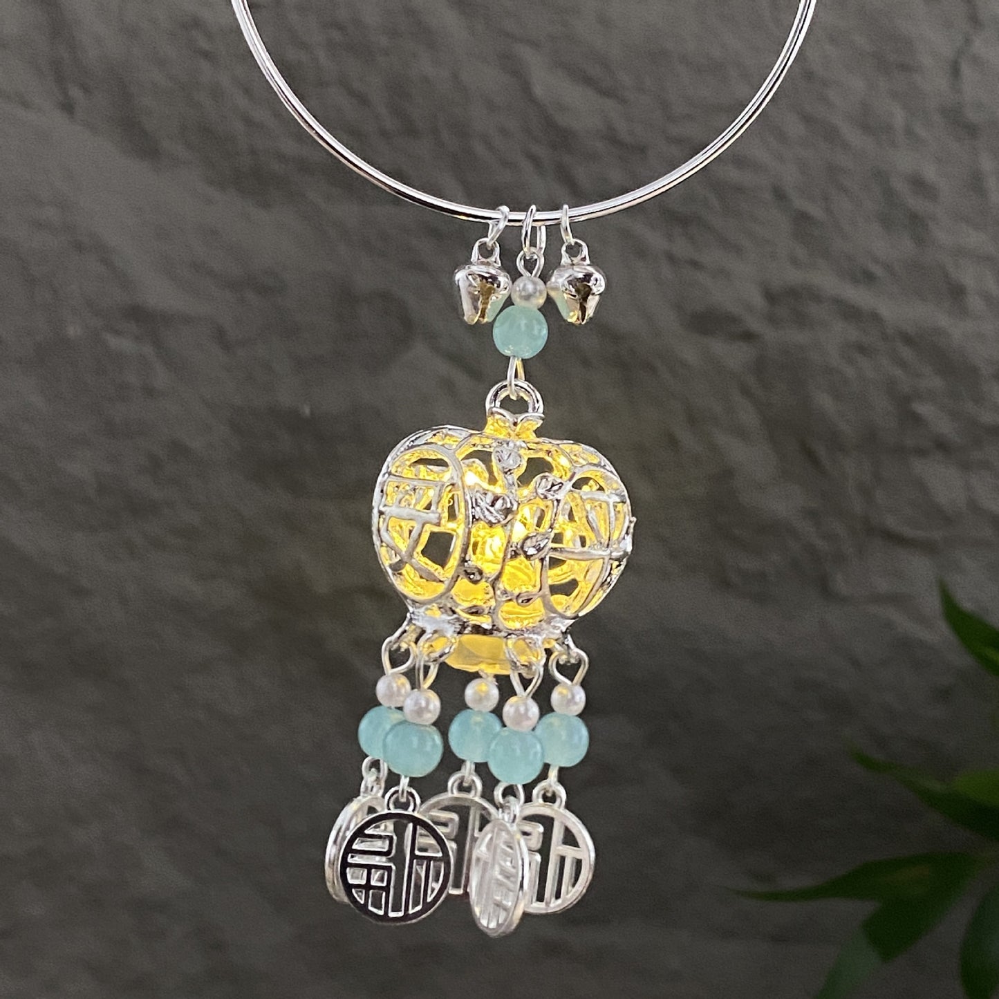 Lantern Luminous Palace Style With Light Antique Daily Han Bracelet
