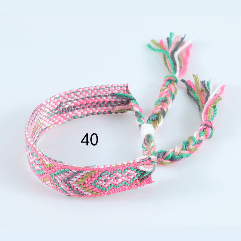 Style Woven Colorful Tassel Lucky Friendship Bracelets