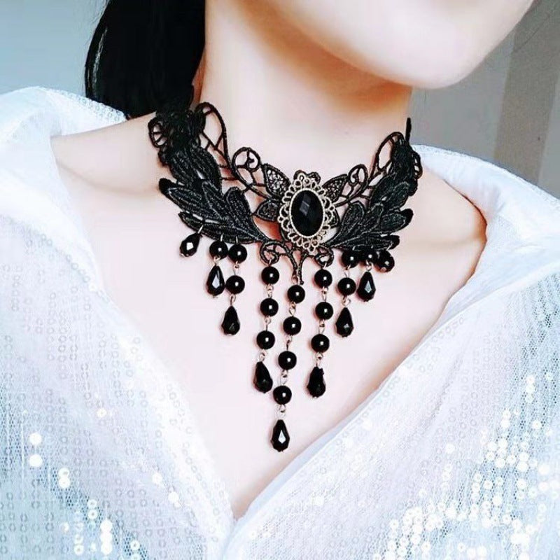 Women's Lace For Simple Short Popular Neck Accessories Necklaces