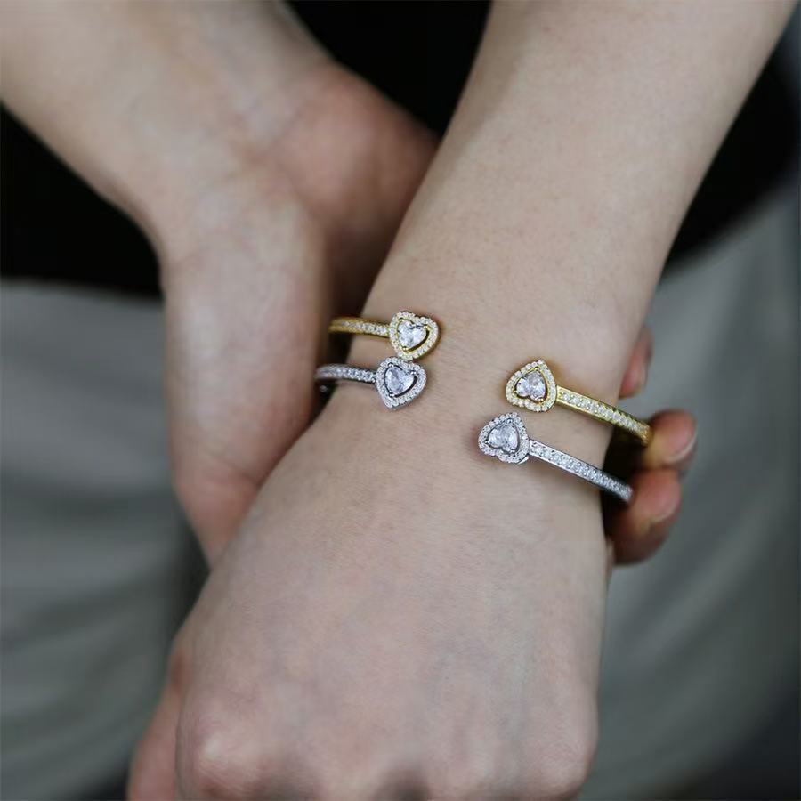 Women's Hip Hop Fine Circle Pairs Of Love Style Bracelets