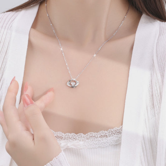 Sier Design Clavicle Chain Light Luxury Gift For Girlfriend Necklaces