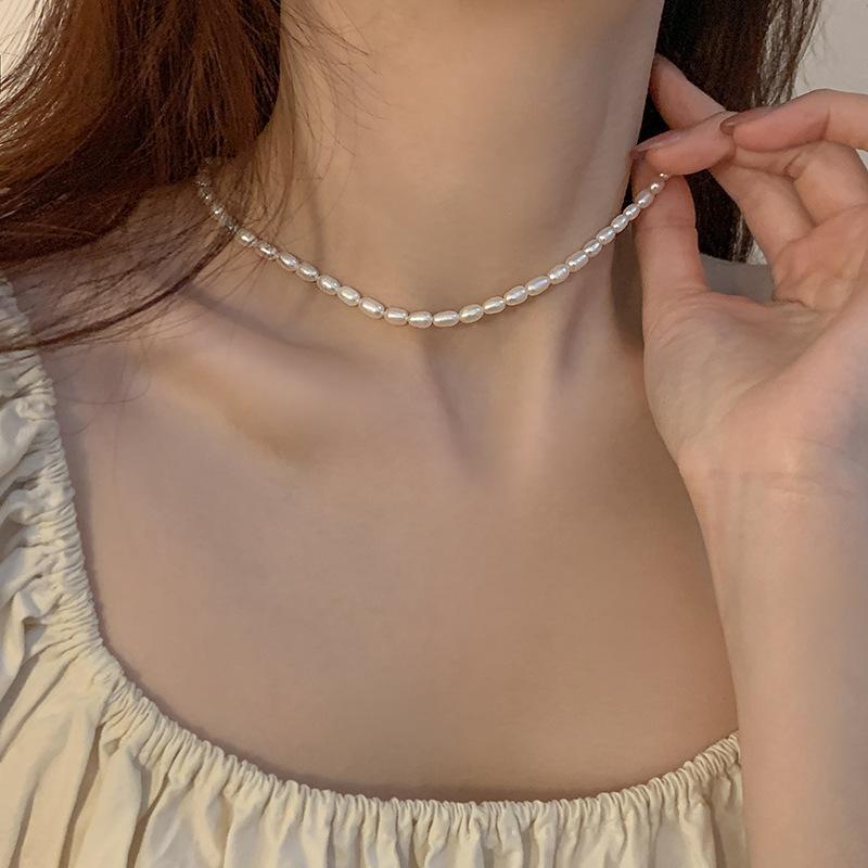 Female Summer Ornament Pearl High-grade Design Necklaces