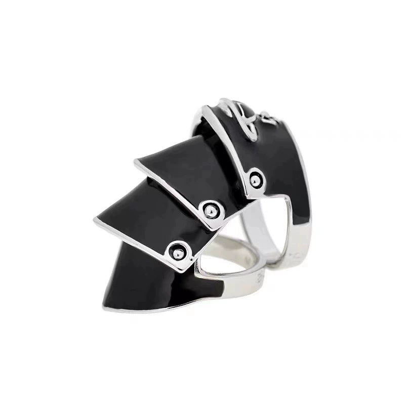 Women's & Men's Mother's Armor Saturn Open Movable Punk Rings