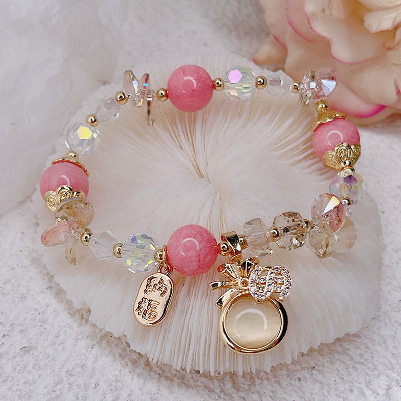 Women's Korean Lucky Super Shiny Crystal Graceful Bracelets