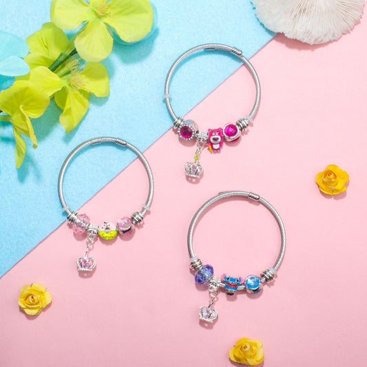 Cute Fresh Crown Beaded Fashion Beautiful Bracelets