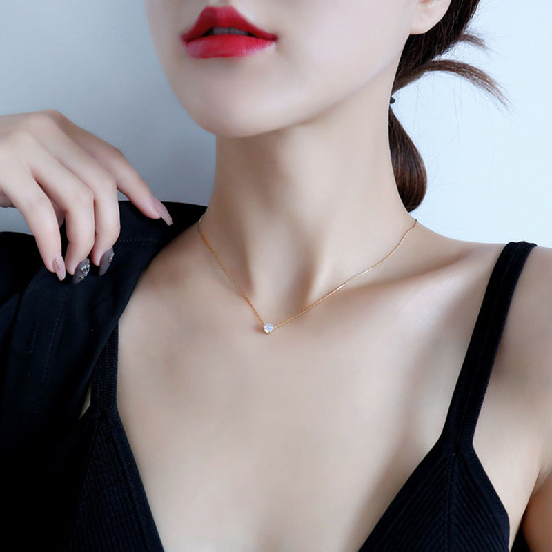 Female Summer Clavicle Chain Special Interest Light Luxury Accessories Necklaces