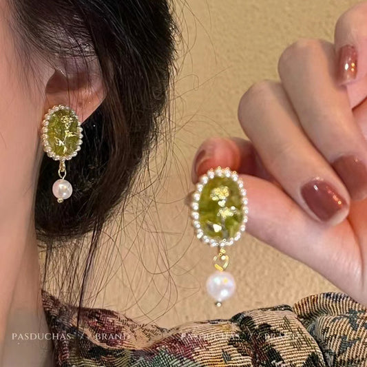 Women's Fresh Flower For Trendy Mori Style High Earrings