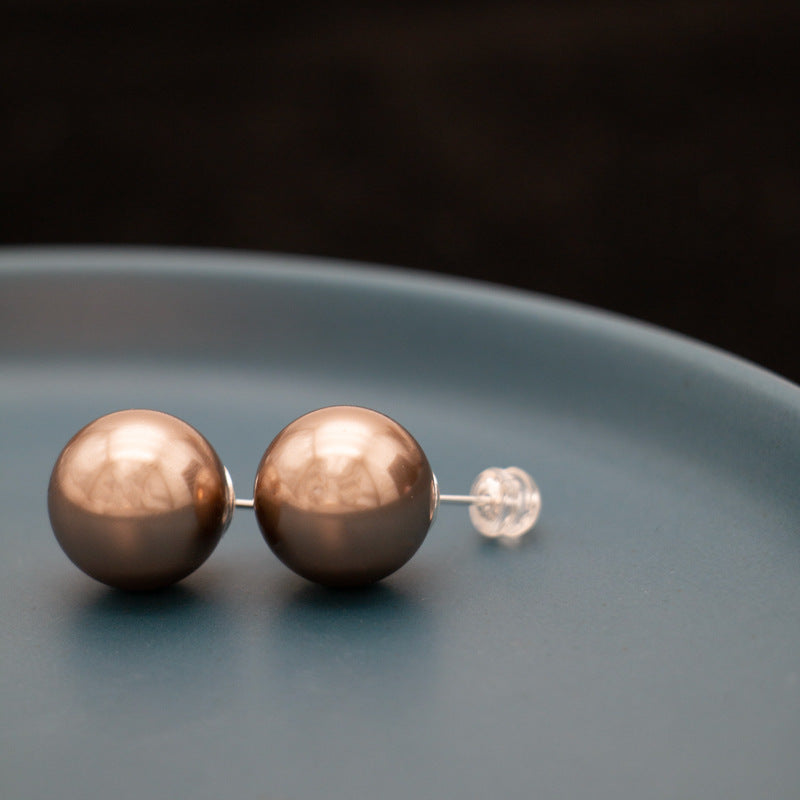 Pearl Perfect Circle Strong Light Female Earrings