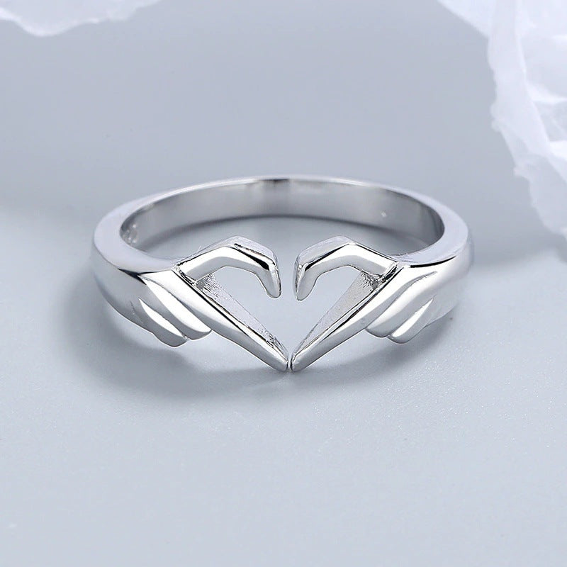 Heart Gift Love Heart-shaped Ornament Female Rings