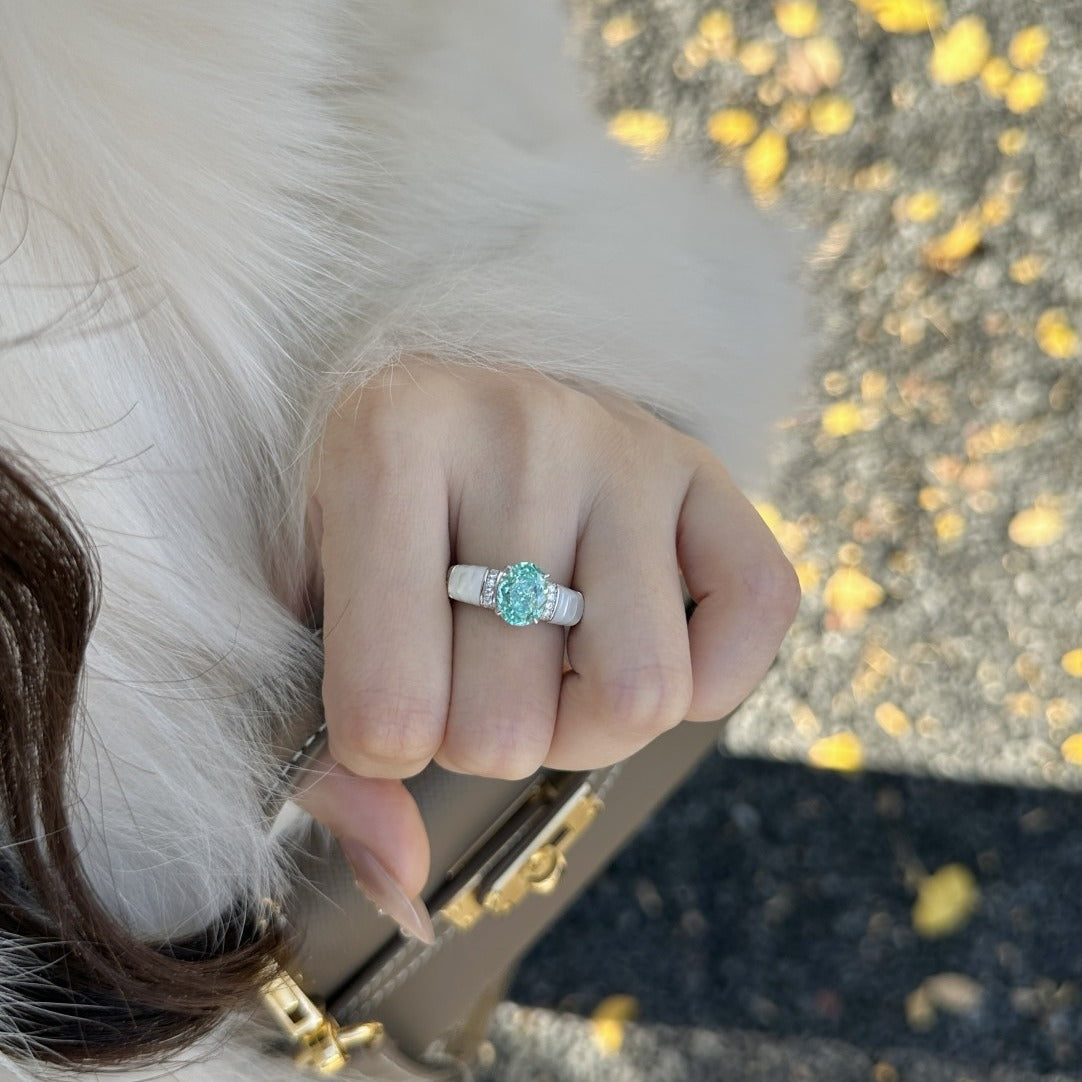 Shell Entire Sterling Sier Gold-plated Closed Diamond Rings