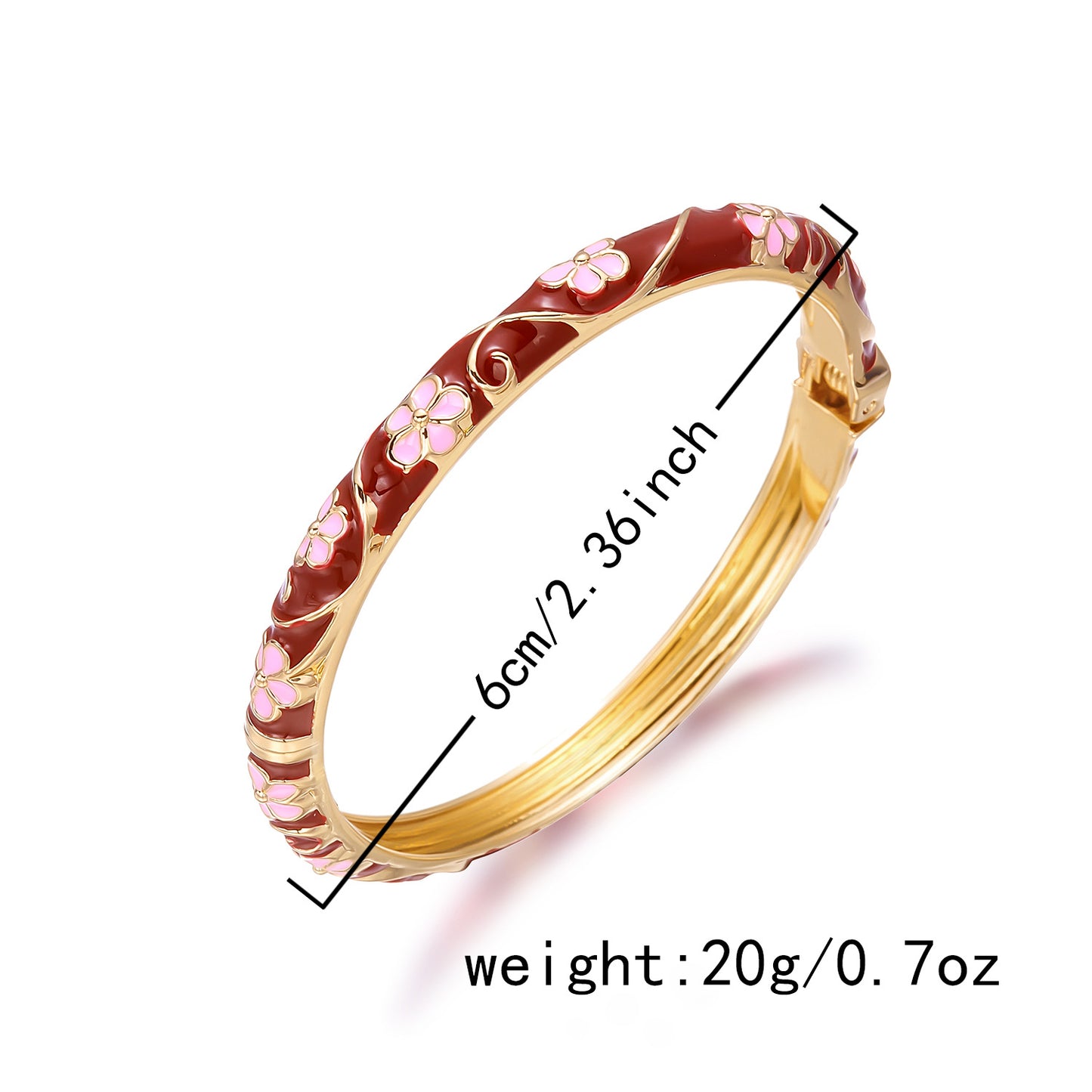 Dripping Wide Retro Style Exaggerated Opening Bracelet
