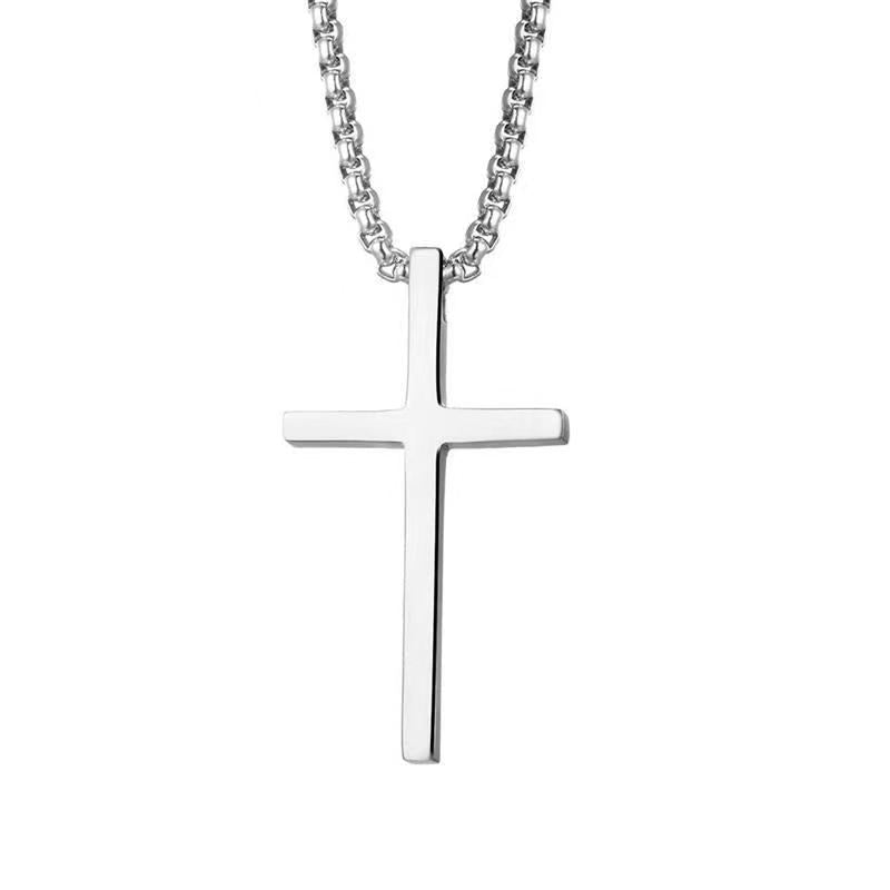 Women's & Men's Cross Couple Light Luxury Sweater Chain Necklaces